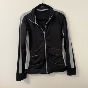 alo vintage Coolfit Jacket Large Black/Grey